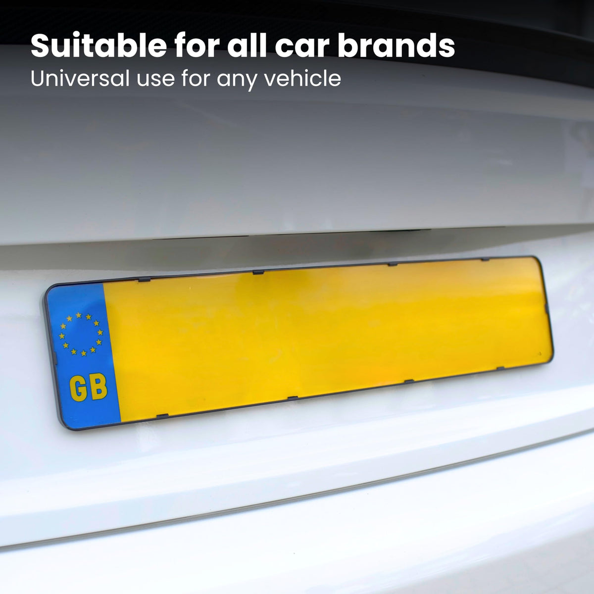 PLEXICLICK®PRO frameless number plate holder in black – image 3