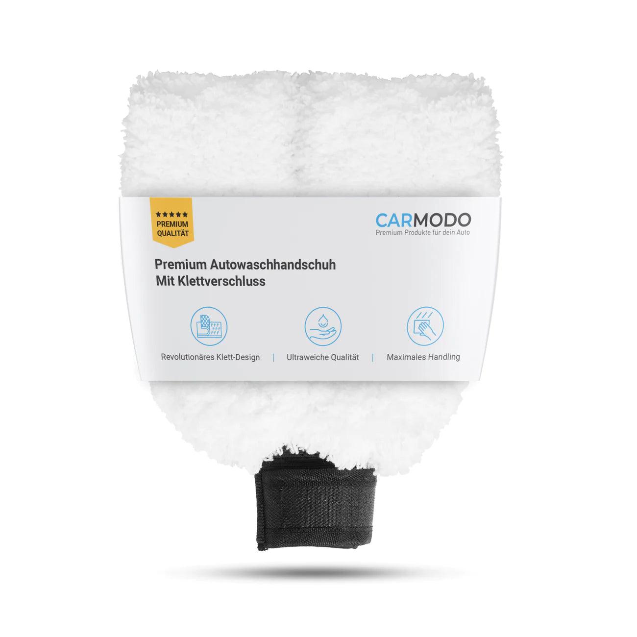 CARMODO® Ultraweicher Waschhandschuh mit Klettverschluss - Plexiclick®